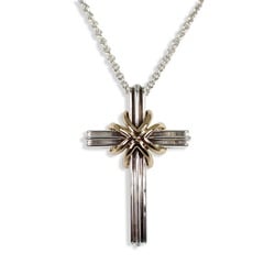 TIFFANY Tiffany 925 Signature Cross Pendant Necklace