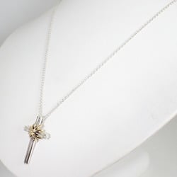 TIFFANY Tiffany 925 Signature Cross Pendant Necklace