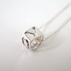 TIFFANY 925 Square LOVE Pendant Necklace