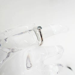 TIFFANY 925 aquamarine ring size 8