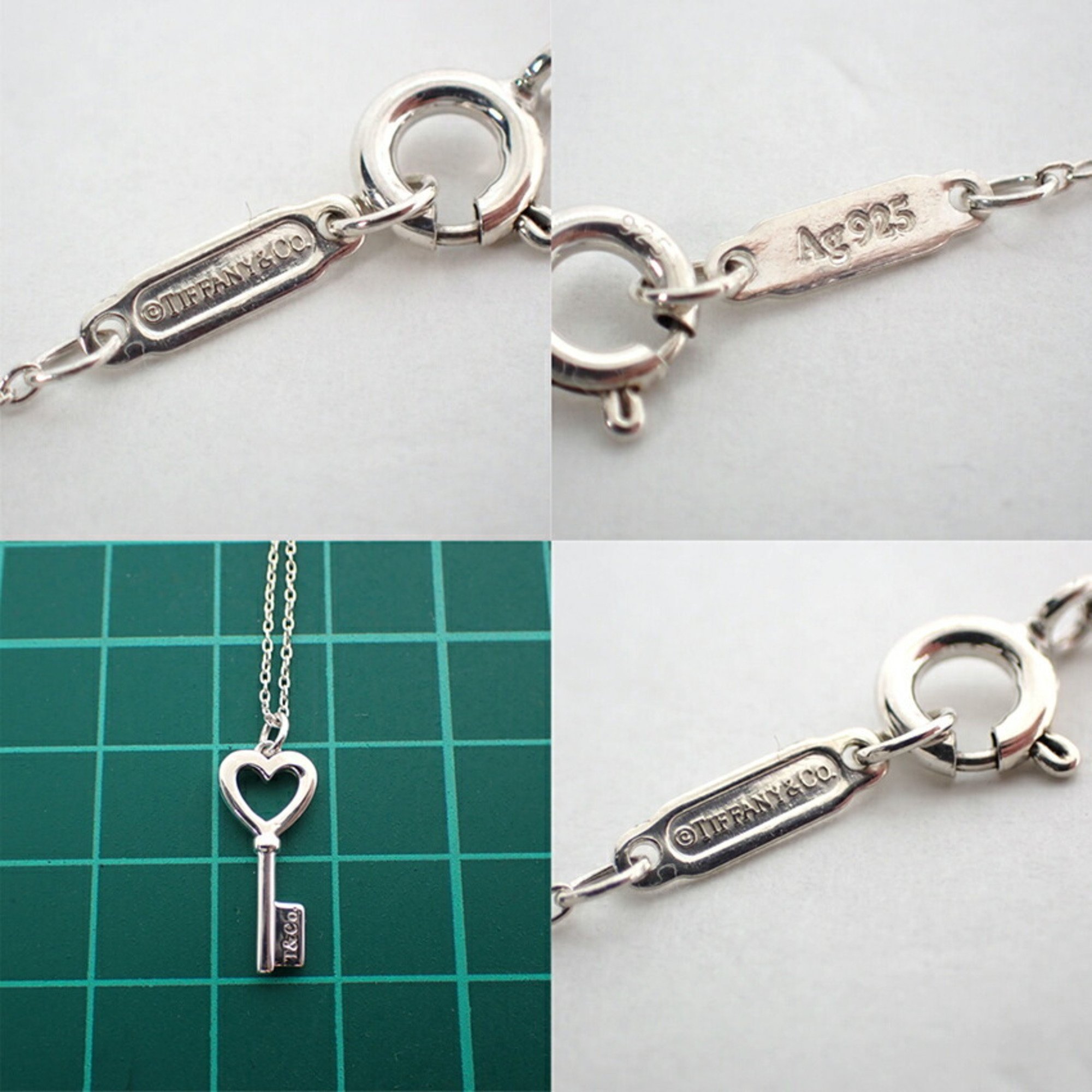 TIFFANY Tiffany 925 Heart Key Pendant