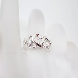 TIFFANY 925 Triple Loving Heart Ring, size 12.5