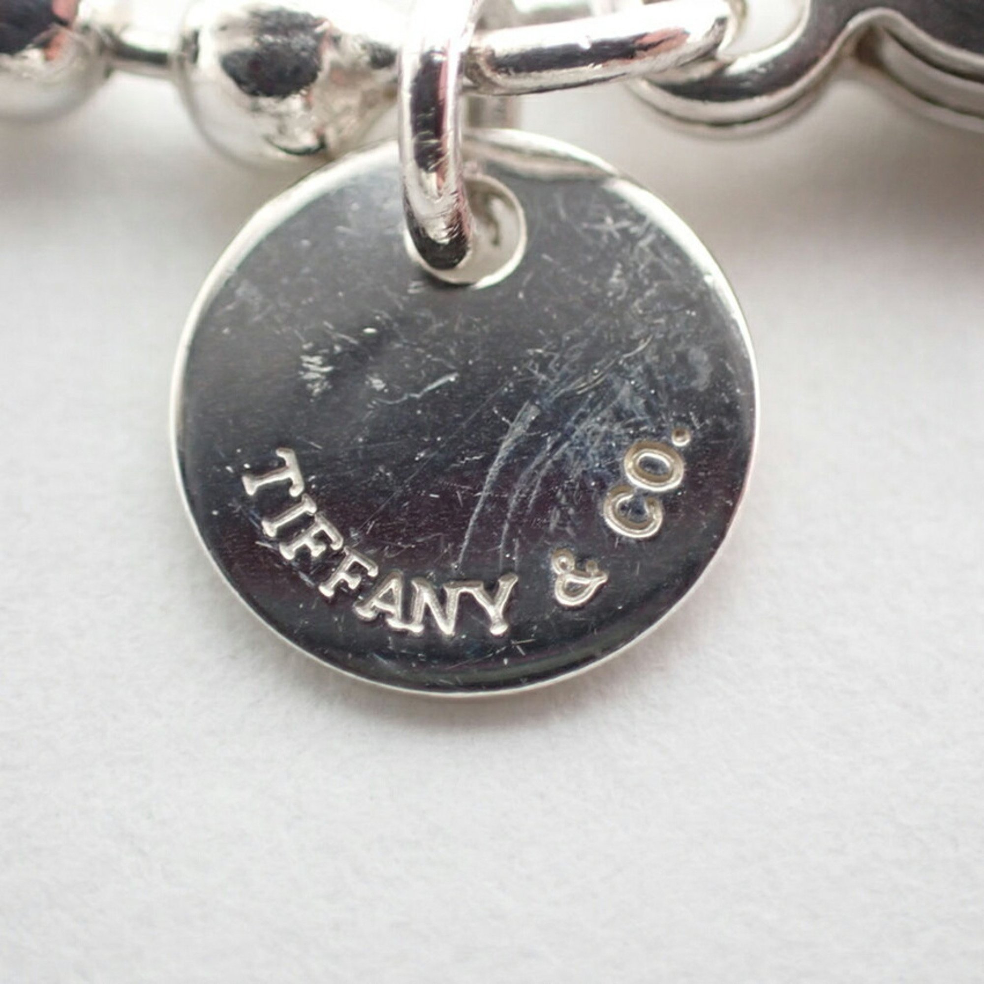 TIFFANY 925 Return to Tiffany Oval Tag Pendant Necklace