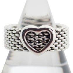 TIFFANY 925 Heart Somerset Mesh Ring Size 10