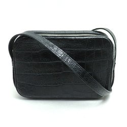 CELINE Horizontal Mobile Pouch Shoulder Bag Black 10G373 Unisex