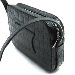 CELINE Horizontal Mobile Pouch Shoulder Bag Black 10G373 Unisex