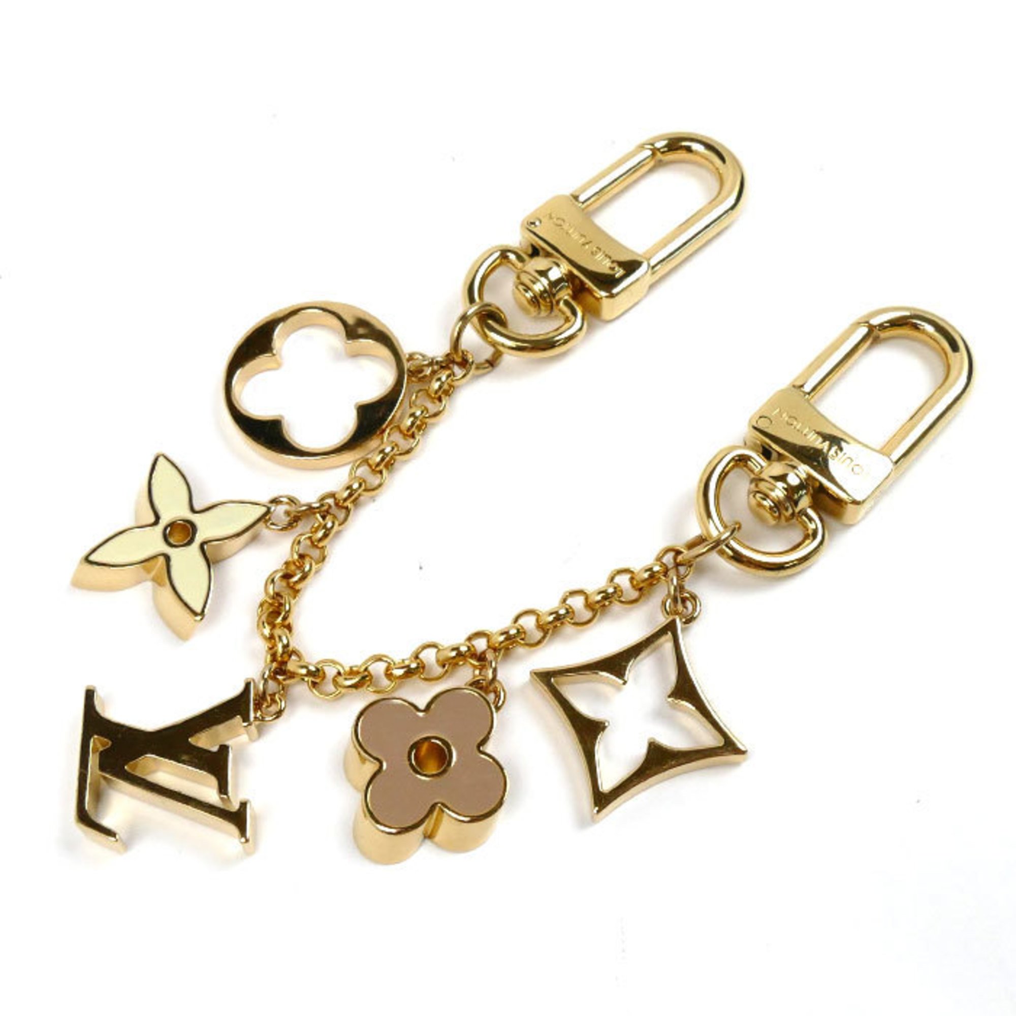 LOUIS VUITTON Louis Vuitton Bag Charm Chain Fleur Monogram M01413 Women's