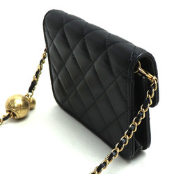 CHANEL Chanel Matelasse Shoulder Bag Black AP1628 Chain Clutch Women's