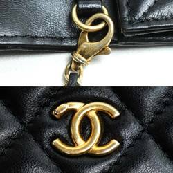 CHANEL Chanel Matelasse Shoulder Bag Black AP1628 Chain Clutch Women's