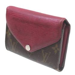 LOUIS VUITTON Louis Vuitton Portefeuille Marly Compact Bi-fold Wallet Epi x Monogram Fuchsia M60497 CA2134