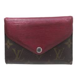 LOUIS VUITTON Louis Vuitton Portefeuille Marly Compact Bi-fold Wallet Epi x Monogram Fuchsia M60497 CA2134