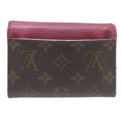 LOUIS VUITTON Louis Vuitton Portefeuille Marly Compact Bi-fold Wallet Epi x Monogram Fuchsia M60497 CA2134