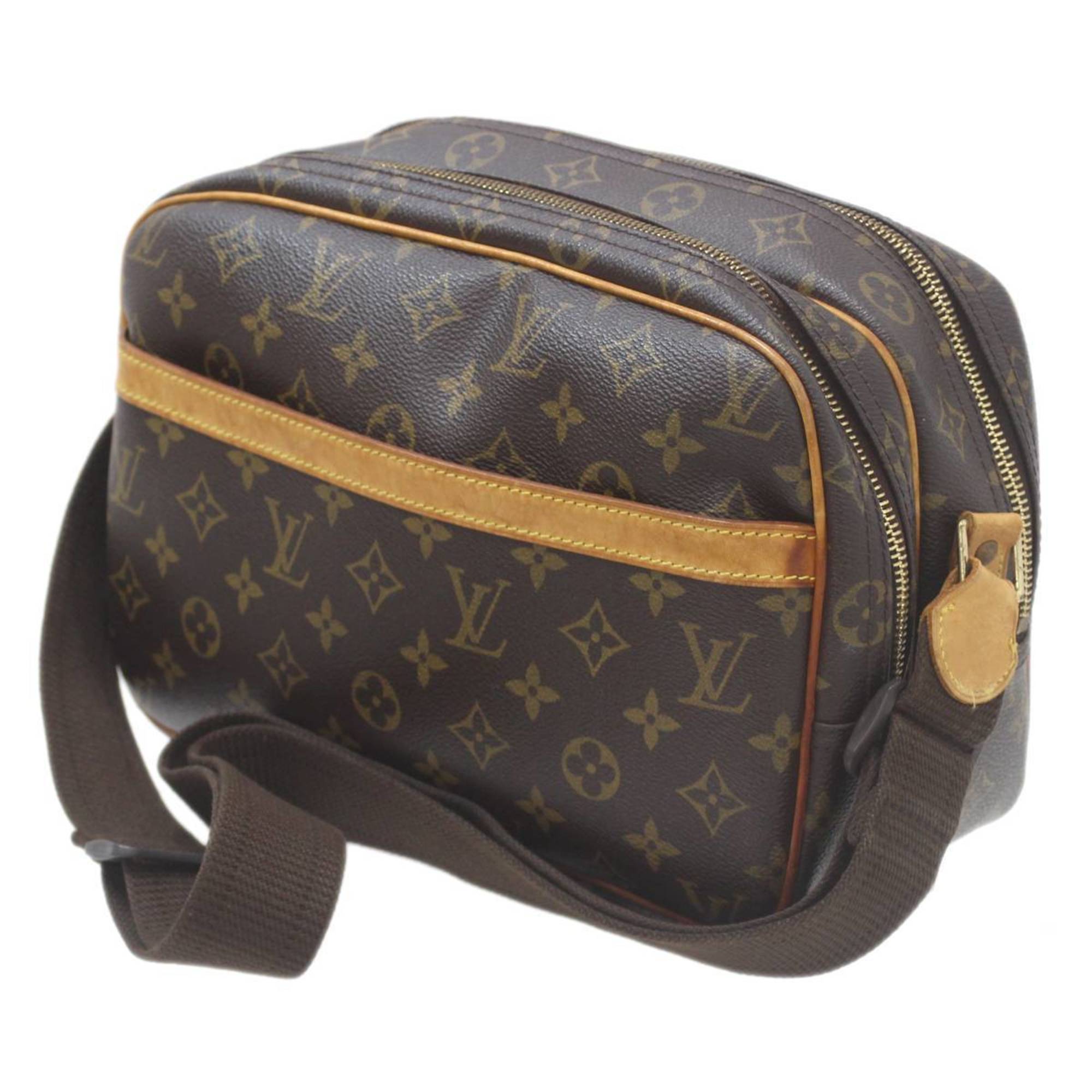 LOUIS VUITTON Louis Vuitton Reporter PM Shoulder Bag Monogram Brown M45254 SP1003