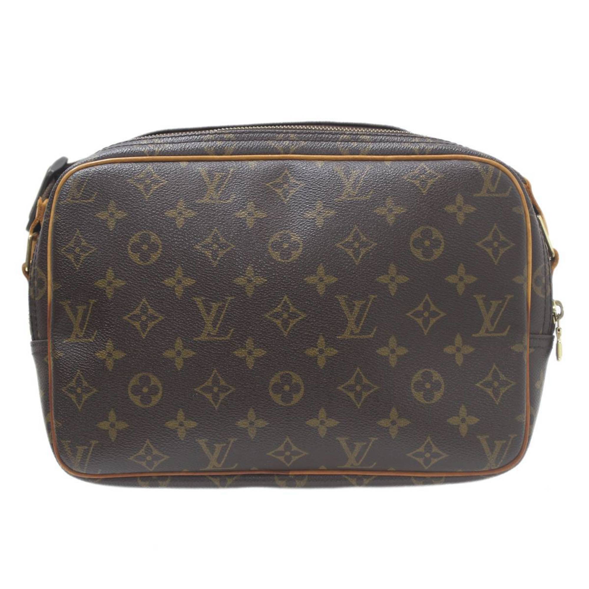 LOUIS VUITTON Louis Vuitton Reporter PM Shoulder Bag Monogram Brown M45254 SP1003