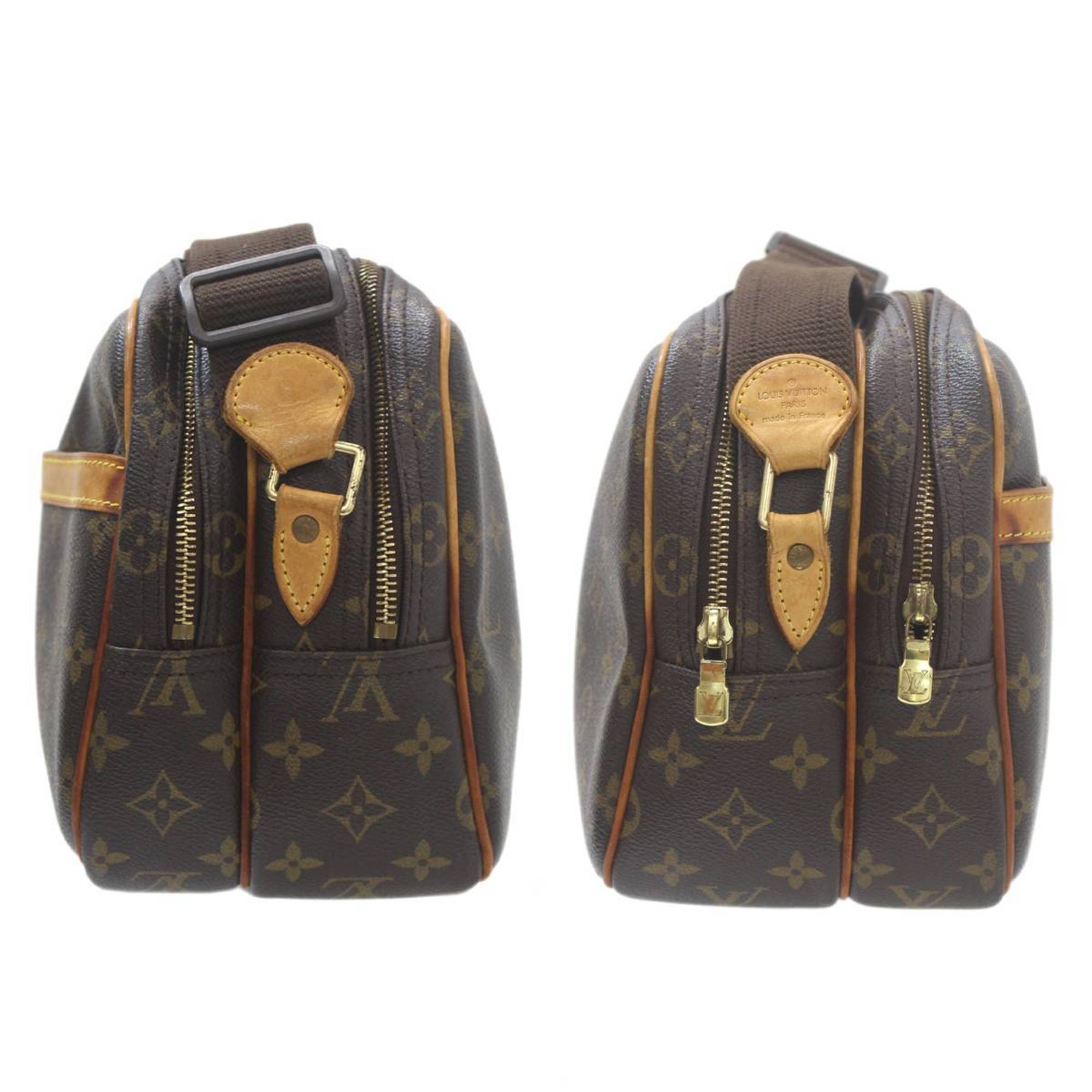 LOUIS VUITTON Louis Vuitton Reporter PM Shoulder Bag Monogram Brown M45254 SP1003