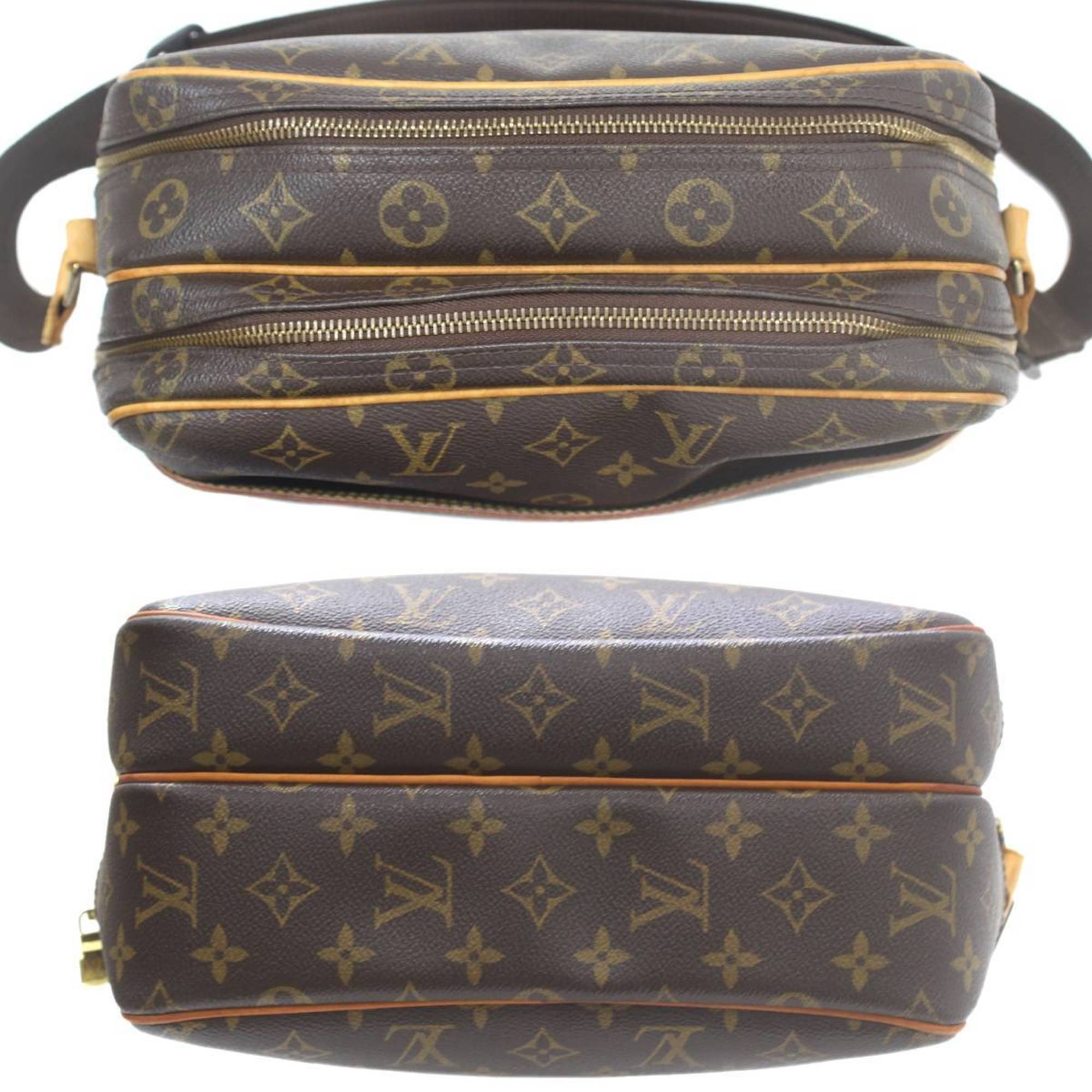 LOUIS VUITTON Louis Vuitton Reporter PM Shoulder Bag Monogram Brown M45254 SP1003