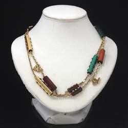 LOUIS VUITTON Louis Vuitton Collier Circus Long Necklace Multicolor CA0192 Neck size: approx. 115cm