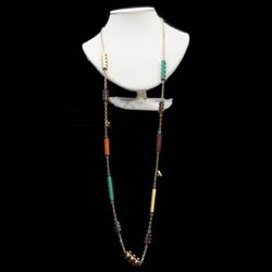 LOUIS VUITTON Louis Vuitton Collier Circus Long Necklace Multicolor CA0192 Neck size: approx. 115cm