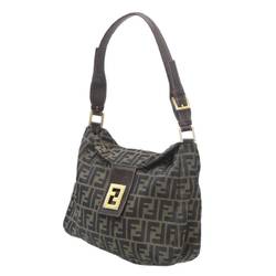 FENDI Mamma Bucket Bag Zucca Brown Inside: 1 pocket