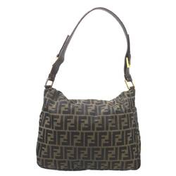 FENDI Mamma Bucket Bag Zucca Brown Inside: 1 pocket