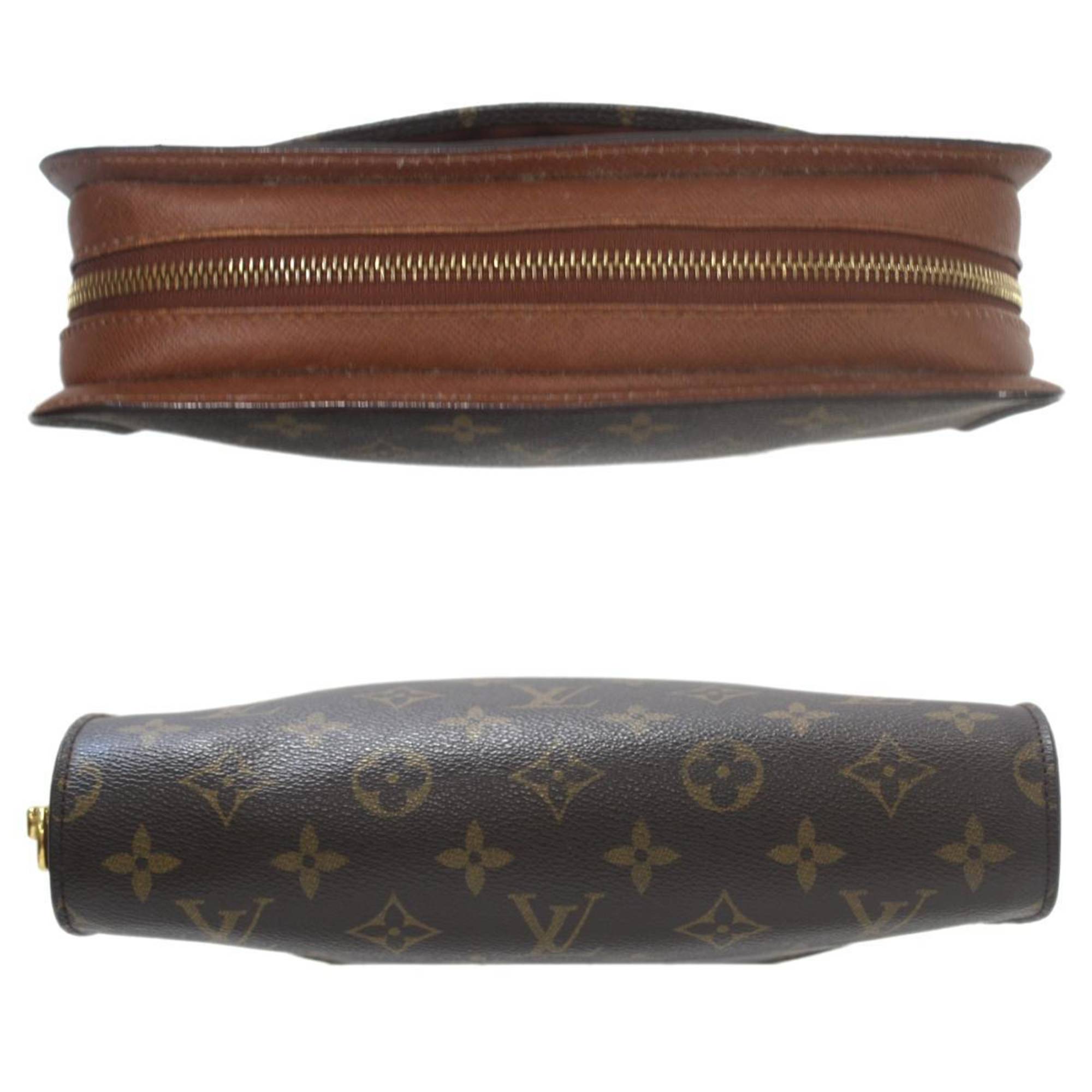 LOUIS VUITTON Louis Vuitton Orsay Clutch Bag Second Monogram Brown M51790 AR0053