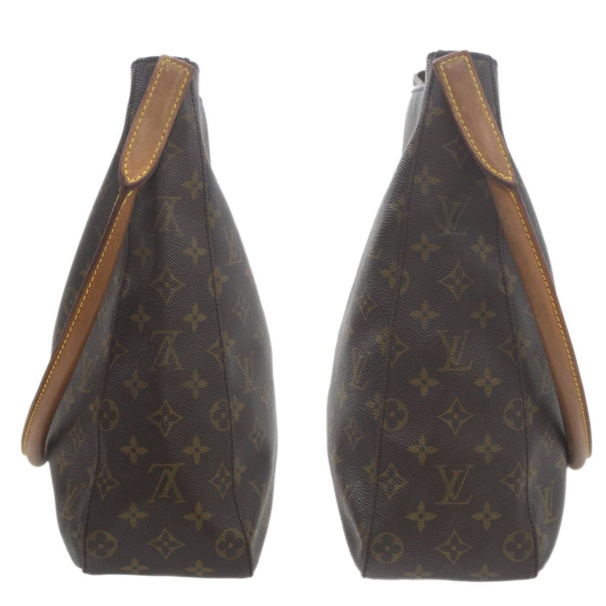 LOUIS VUITTON Louis Vuitton Looping GM Shoulder Bag Monogram Brown M51145 DU0091