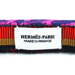 HERMES Hermes Silk Headband Jungle Love Rainbow Hair for Women