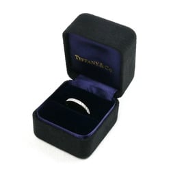 TIFFANY&Co. Tiffany Pt950 Platinum Half Circle Channel Setting Ring 60004040 Diamond Size 9 3.5g Women's