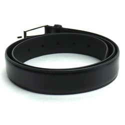 GUCCI Gucci Square Buckle Belt Black 474313 DT90N 1000 Men's