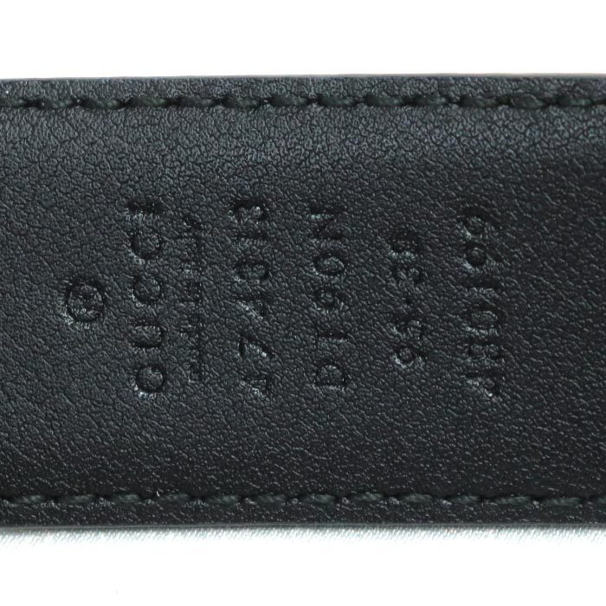 GUCCI Gucci Square Buckle Belt Black 474313 DT90N 1000 Men's