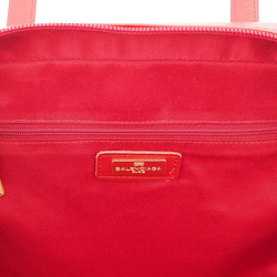 Balenciaga Hand Bag Red Women's Leather A5 BALENCIAGA