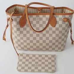 Louis Vuitton Neverfull PM Tote Bag Damier Azur N40605 Women's Canvas LOUIS VUITTON