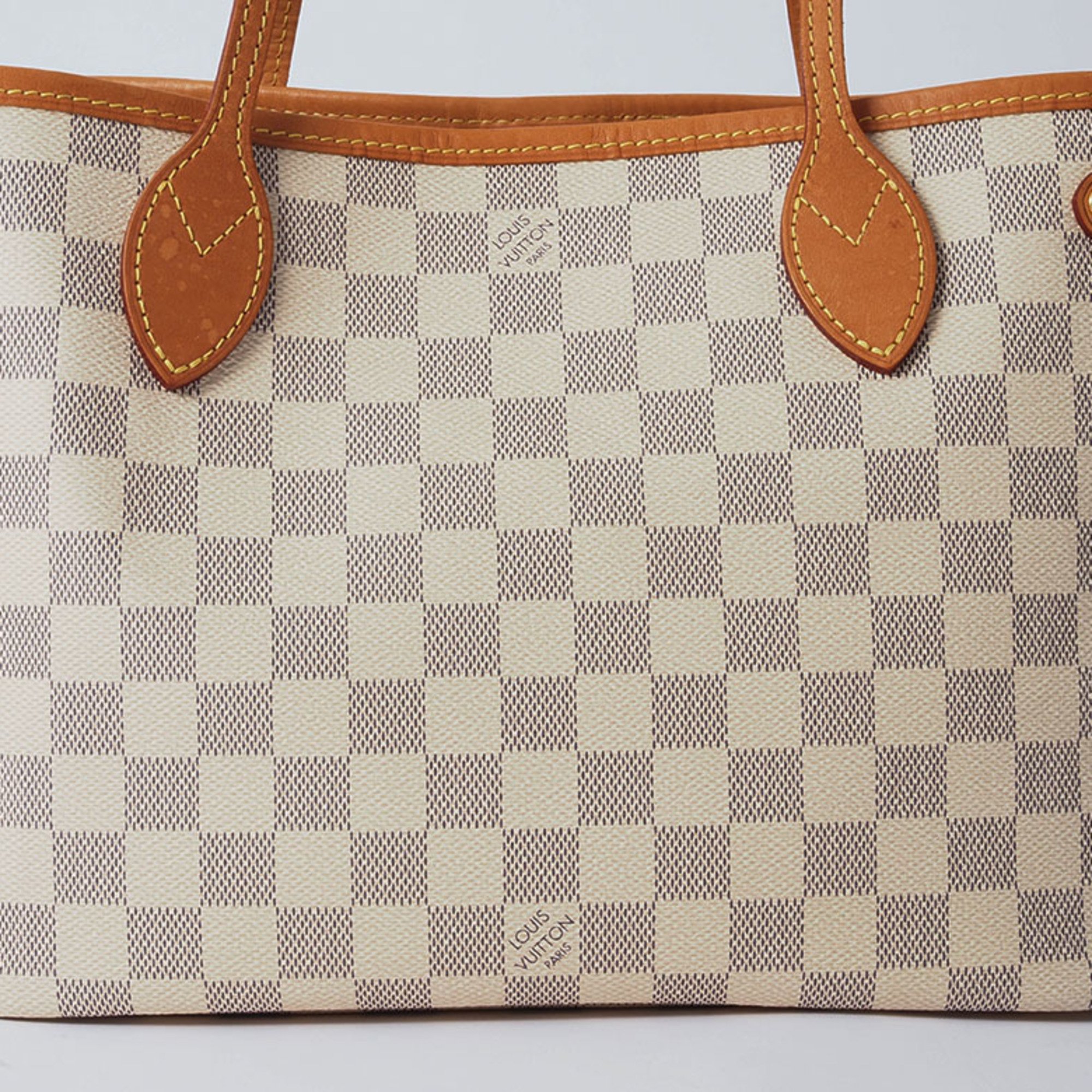 Louis Vuitton Neverfull PM Tote Bag Damier Azur N40605 Women's Canvas LOUIS VUITTON