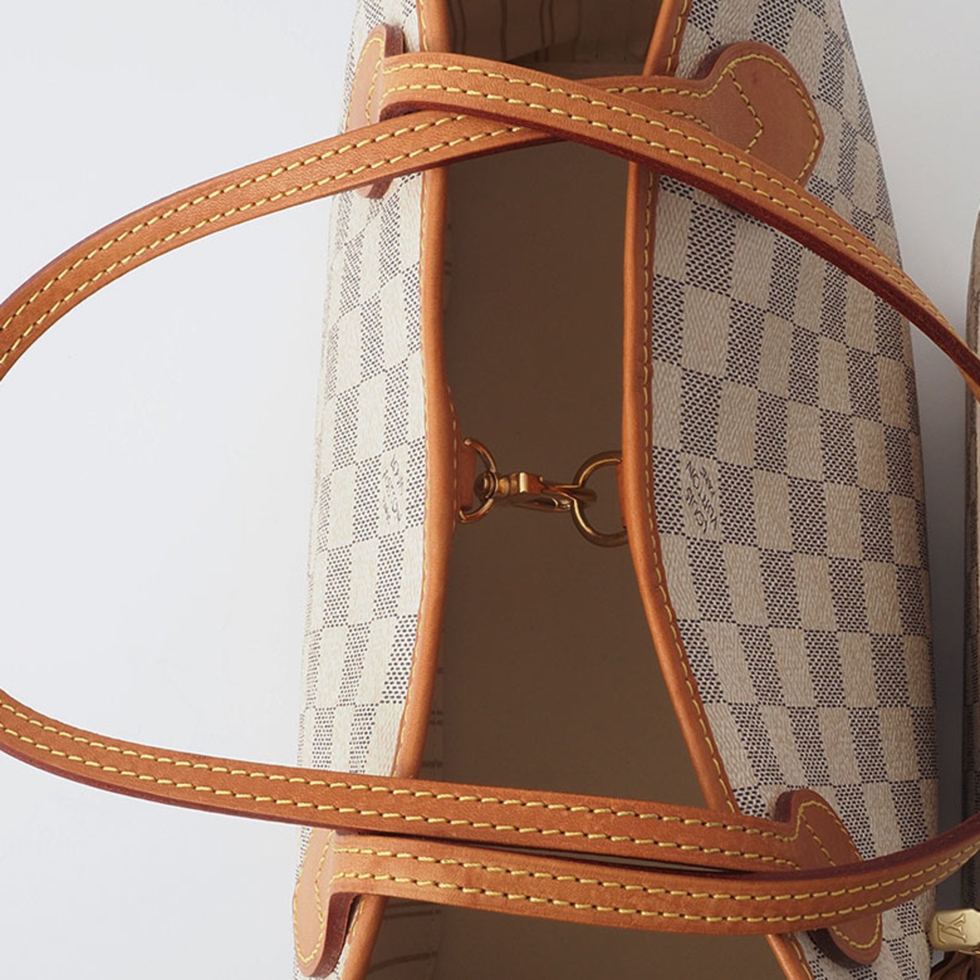 Louis Vuitton Neverfull PM Tote Bag Damier Azur N40605 Women's Canvas LOUIS VUITTON