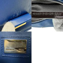 FENDI Shoulder Bag Leather Blue Women's 8BR677-P05 z2815