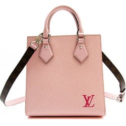 Louis Vuitton LOUIS VUITTON Handbag Shoulder Bag Epi Sac Plat BB Leather Light Pink Silver Women's M58659 w0813a