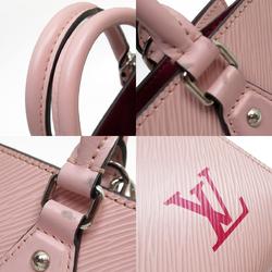 Louis Vuitton LOUIS VUITTON Handbag Shoulder Bag Epi Sac Plat BB Leather Light Pink Silver Women's M58659 w0813a