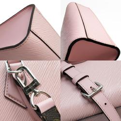 Louis Vuitton LOUIS VUITTON Handbag Shoulder Bag Epi Sac Plat BB Leather Light Pink Silver Women's M58659 w0813a