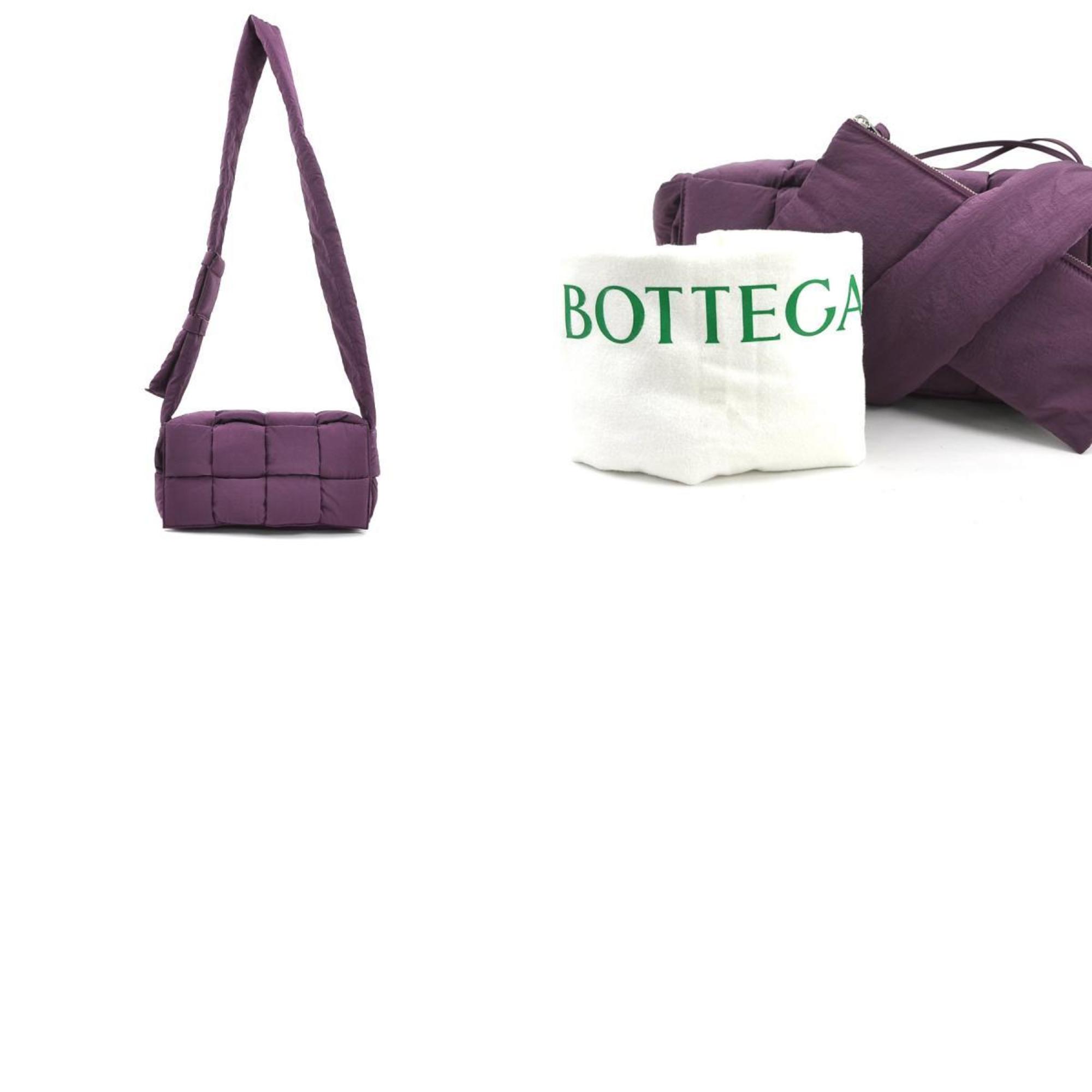 Bottega Veneta Shoulder Bag Padded Tech Cassette Nylon Dark Purple Men's Women's e59537a