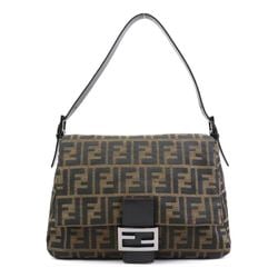 FENDI Shoulder Bag Zucca Mamma Bucket Canvas Brown Women's e59572g