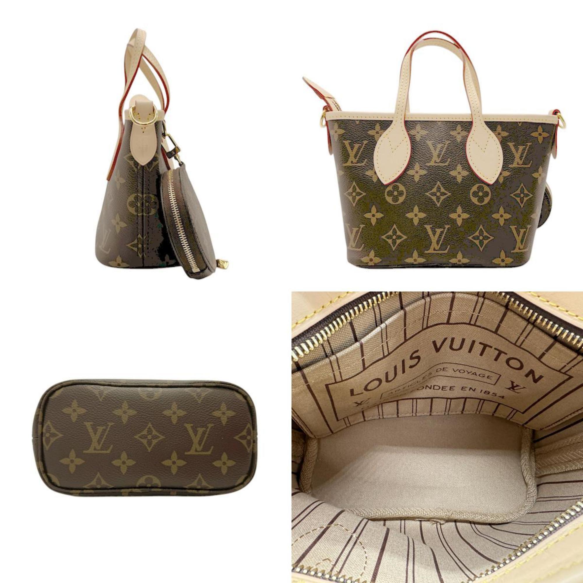 Louis Vuitton LOUIS VUITTON Handbag Shoulder Bag Monogram Neverfull BB Canvas Brown Women's M46705 z2840