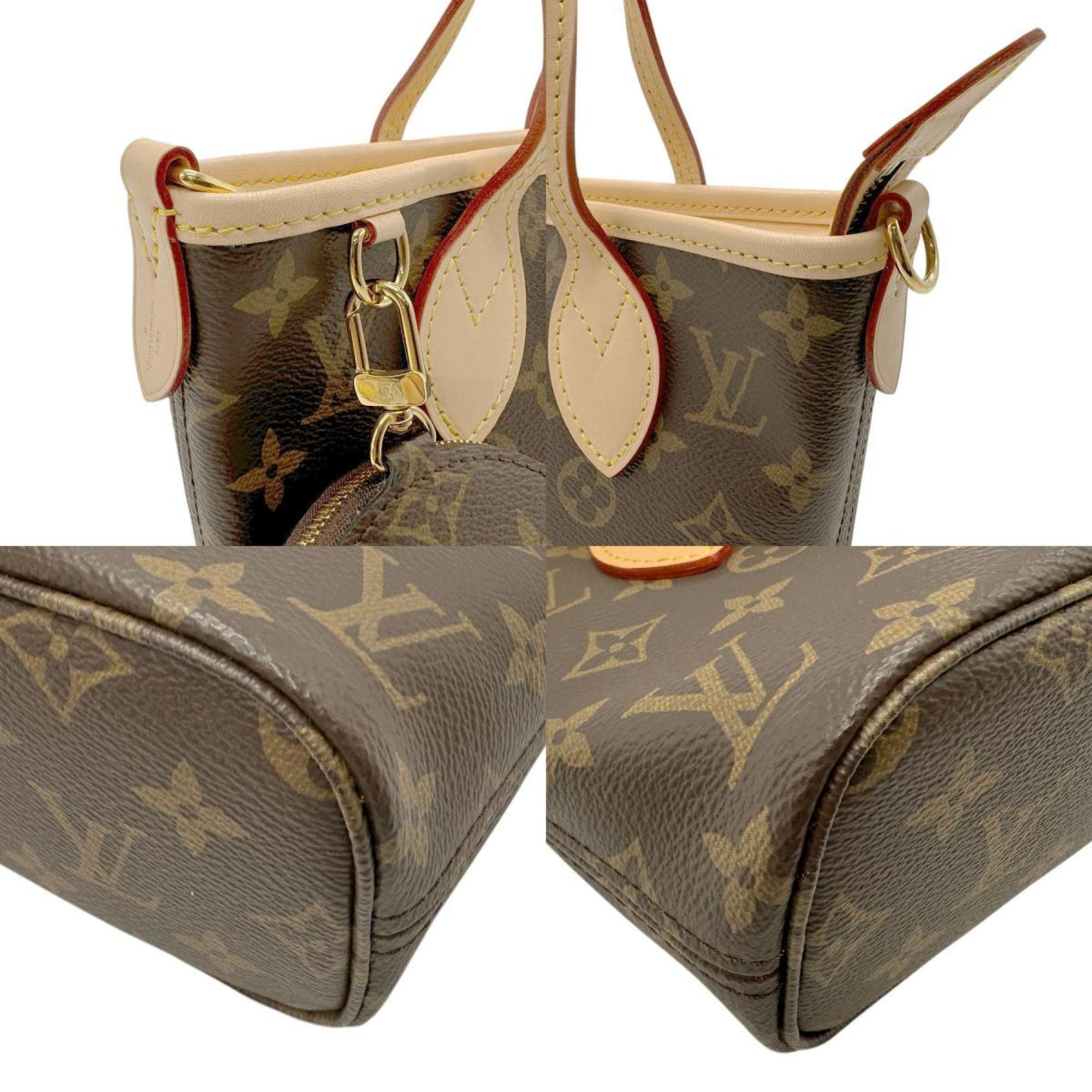 Louis Vuitton LOUIS VUITTON Handbag Shoulder Bag Monogram Neverfull BB Canvas Brown Women's M46705 z2840