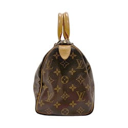 Louis Vuitton LOUIS VUITTON Handbag Monogram Speedy 25 Canvas Brown Gold Women's M41528 n0729