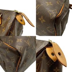 Louis Vuitton LOUIS VUITTON Handbag Monogram Speedy 25 Canvas Brown Gold Women's M41528 n0729