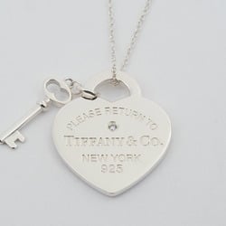 Tiffany Return to Heart Tag & Key Necklace Silver 69683940 Women's TIFFANY&Co.