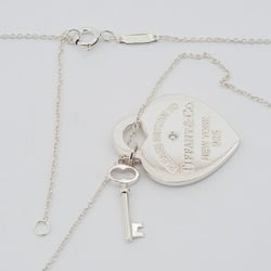 Tiffany Return to Heart Tag & Key Necklace Silver 69683940 Women's TIFFANY&Co.