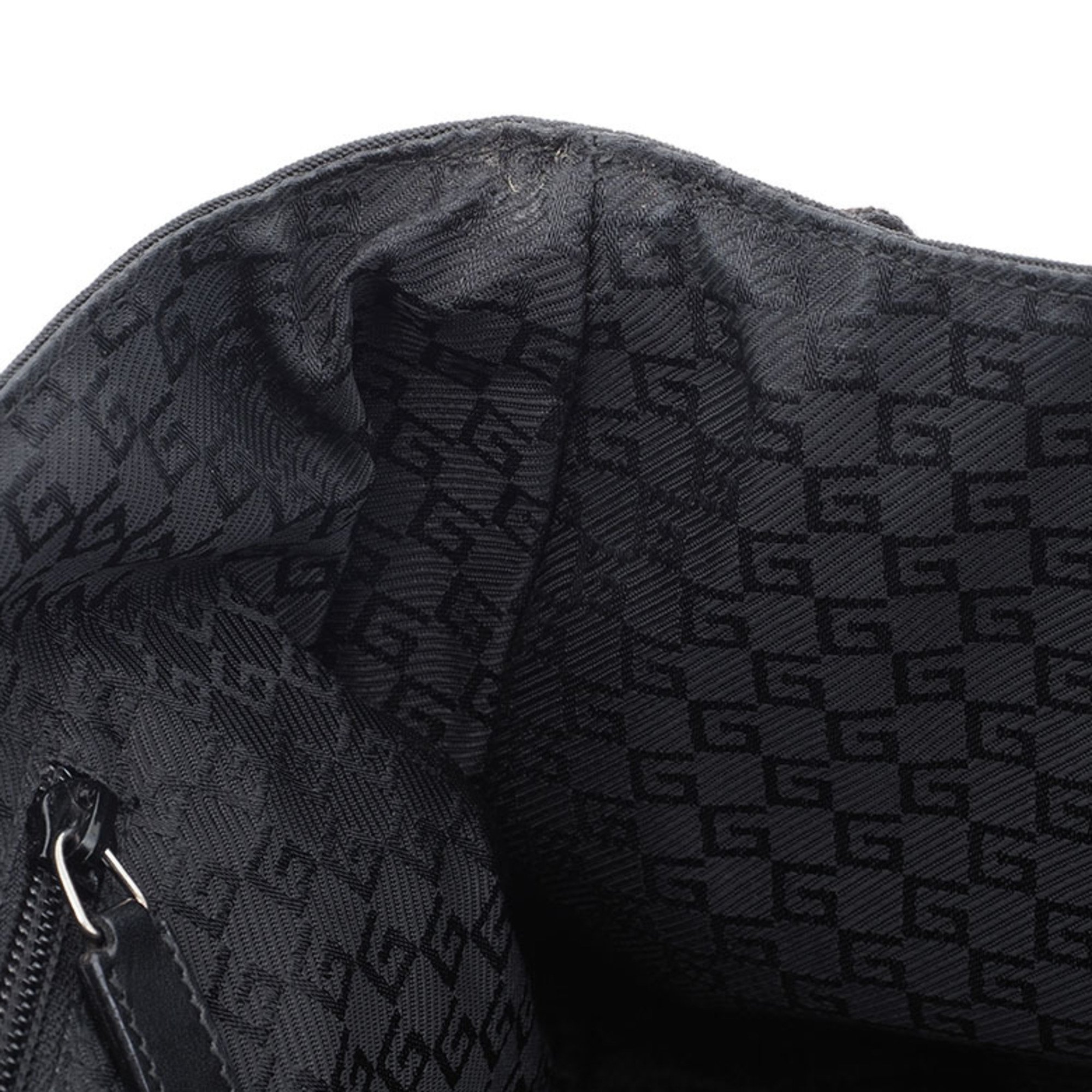 Gucci Nylon Bag Shoulder Black 122374 Men's GUCCI