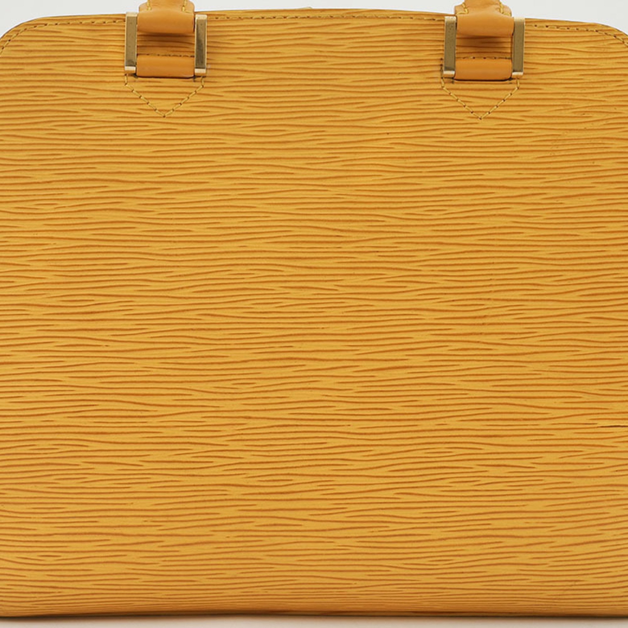 Louis Vuitton Pont Neuf Handbag Tassili Yellow M52059 Women's Epi Leather LOUIS VUITTON