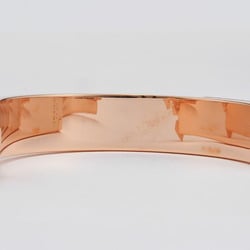 Hermes Enamel Bracelet Click H GM Bangle White Pink Gold H700001FO31GM Women's HERMES