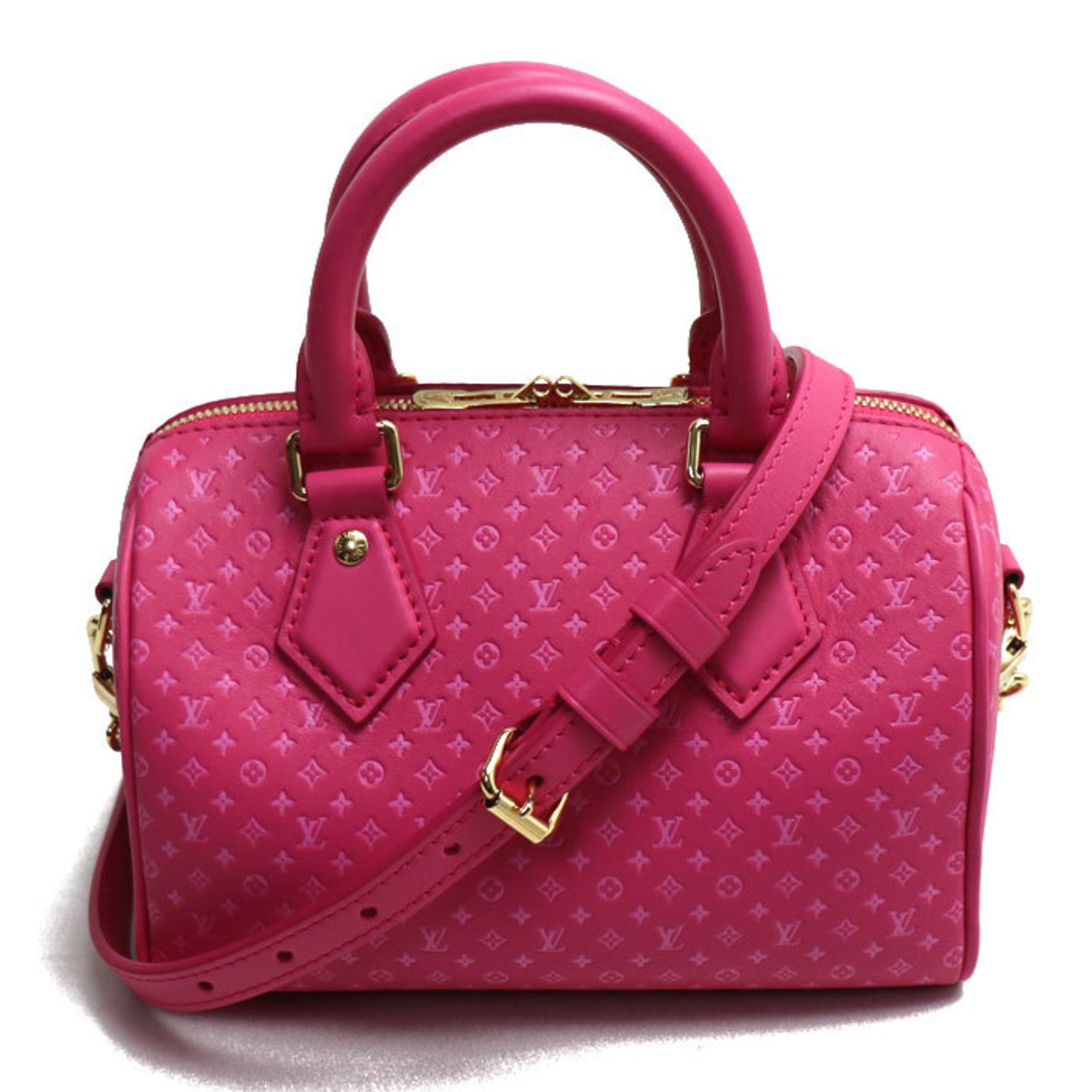 LOUIS VUITTON Louis Vuitton Speedy Bandouliere 20 2-Way Shoulder Bag Nanogram Pink M22286 Women's